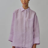 Friday Linen Shirt in Ube