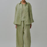 Friday Linen Shirt in Melon