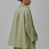 Friday Linen Shirt in Melon