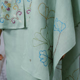 Celeste Ramie Selendang in Sage