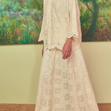 Viscountess Lace Bias Skirt
