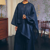 Eternal Ramie Selendang in Midnight