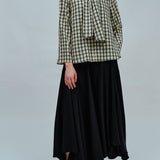 Technical Printed Skirt in Black