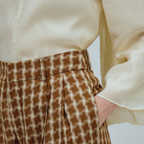 The Great Pleated Trousers in Caramel