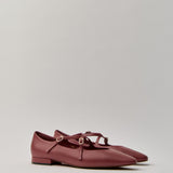 Great Criss-Cross Mary Janes in Berry Pink