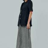 Midtown Short Sleeve Blazer in Black