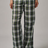 Avenue Pants in Blue Plaid