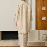 Amelie Ramie Long Kebaya Top in Buttercream