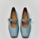 Great Mary Janes in Powder Blue