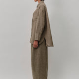 Friday Linen Shirt in Moss