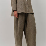 Sculptor Linen Pants in Moss