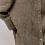 Sculptor Linen Pants in Moss