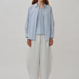 Shift Shirt Set in Blue Squared