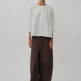 Utility Twill Barrel Pants in Truffle