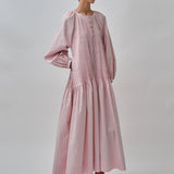 Studio Pintuck Dress in Pink
