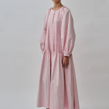 Studio Pintuck Dress in Pink