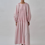 Studio Pintuck Dress in Pink