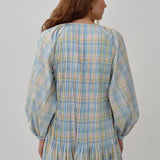 Studio Pintuck Dress in Popsicle