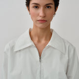Cruise Bomber Jacket in White
